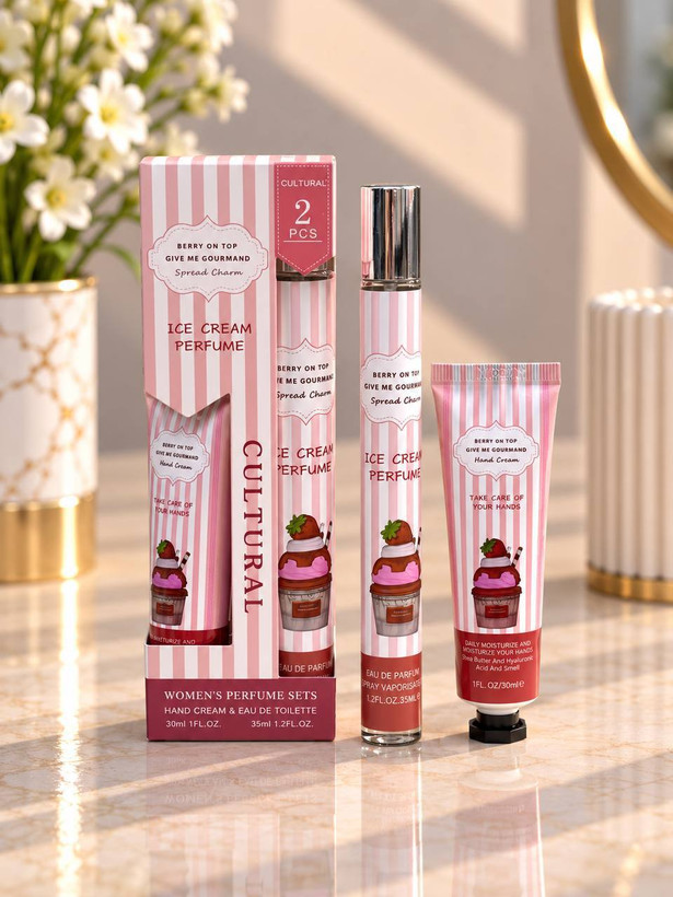 پک عطر قلمی و کرم دست فانتزی